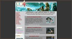 Desktop Screenshot of juegos4pc.com